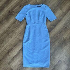 EUC - ANTONIO MELANI - Blue Sheath Midi Dress